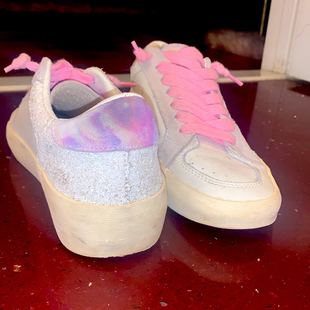 Pink laces vintage Havana sneakers